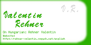 valentin rehner business card